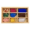 Factory supply Children educational toys montessori math product beads material