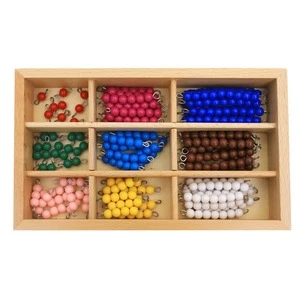 Factory supply Children educational toys montessori math product beads material