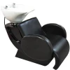 Factory Supply Portable Beauty Salon Furniture Bed Black Lay Down Hair Washing Shampoo Chair