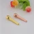 Import Factory wholesale cosmetics creams scoops Zinc alloy metal spoons from China