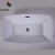 Import Factory Wholesale Solid Surface Resin Stone Rectangle Double Basin Bathroom Sink from China