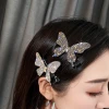 Fancy Butterfly Hair Clip Accessories Bling Diamond Butterfly Barrette Hair Clip