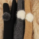 fashion design Cashmere Women Gloves can touch screen 207640