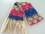 Fashion Girl's Women's Various Color Cute Stripes Mohair Crochet Scarves