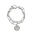 Import Fashion Punk Bracelets Carved Coin Head Bracelet Bangle Bohemian Circle Queen Thick Chain Tassel Pendant Bracelet Women Jewelry from China