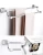 Import Fashion Style Promotional 8 units aluminum bathroom accessory champagne cheap bathroom set from China