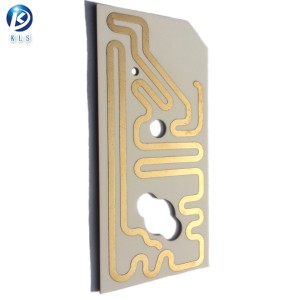 Fast Delivery Tiny gold finger Ceramic pcb circuit board Thin film alumina ceramic Single double sided maker with guarantee