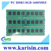 Fast delivery unbuffered 1600mhz 3200mhz ram memory ddr3 8gb with ETT original chips