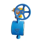 Fast Shipping Carbon Steel Butt Hard Sealing Butterfly Valve DN300 High Quality Welded Hard Seal Butterfly Valve