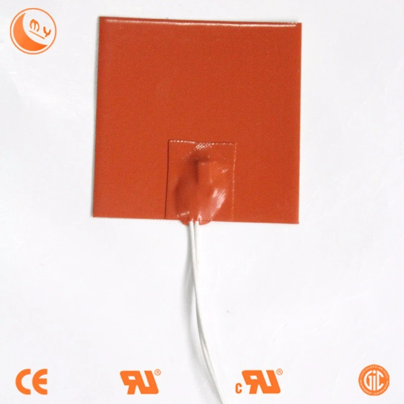 Flexible customized battery operated heating mat 110v/220v silicone rubber heater