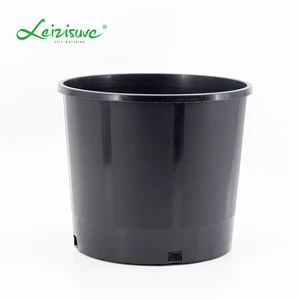 Flower plant pot black plastic nursery pots 50 20 30 gallon pot