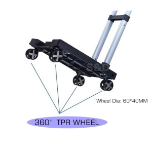 Foldable And Portable Luggage Cart Collapsible Hand Trolley Household Cargo Truck