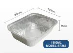 Food Grade High Temperature Thickened Roast Fish Aluminum Foil Baking Pan aluminum foil bowl