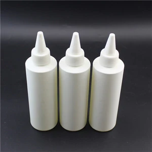 Free sample 100ml 120ml 250ml hdpe plastic cylinder bottle with twist top cap