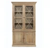 French style vintage country furniture display cabinet