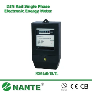 Front Panel Mounted Single Phase Electronic Energy Meter