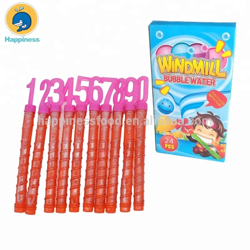 Funny summer toy number shape bubble water for children