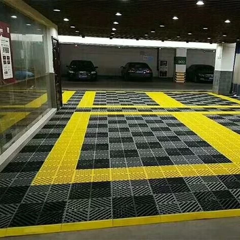 Garage tile flooring rubber garage floor tile