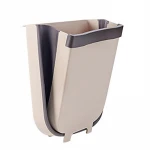 garbage can folding waste bin folding kitchen cabinet door trash can