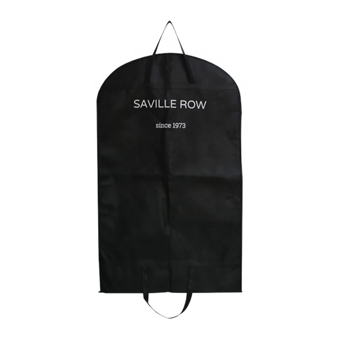 Garment Hang Up Dress Clothing Zipper Dust Suit Cover Bag With Logo