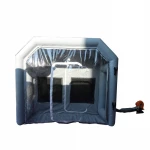 Giant Waterproof Flame Retardant Car Workstation Auto Painting Booth Inflatable Car Spray Paint Booth with Air Pump Blowers
