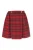 Import Girls spring woven red plaid skirts from China