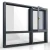 Import Glass Casement Windows with Tilt and Turn Single Double Outward Inward Aluminum casement window Awning Hinge Swing French Door from China