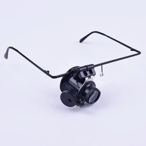Glasses  Watch Repair Tools 20x Magnifying glass With Lights