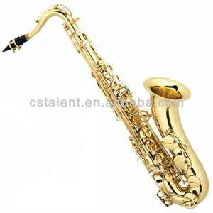 Gold Lacquer Tenor Saxophone studying type