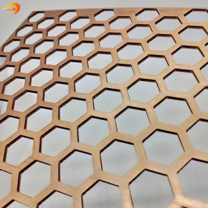 Good quality decorative wire mesh aluminum perforated screen