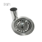 Good quality stainless steel kitchen sink accessory sink drain stopper SUS strainer drain plug