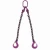 Import grade 80 2 legs assembled lifting chain sling from China