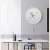 Import Gray round digital cement wall clock 12 inch indoor clock home decoration concrete pendulum clock from China