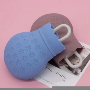 Great quality portable modern hot water bottle silicone hot warm water bag for travel