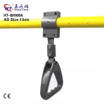 Grey subway bus handle plastic nylon grab bar popular in europe
