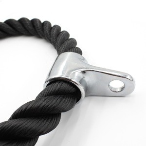 Gym Fitness Accessories Heavy Capacity Black Tricep Rope