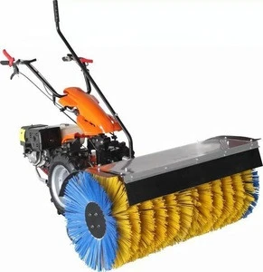 Hand held Brush Snow sweeping equipment Road cleaning High power snow throwing machine
