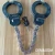 Import Handcuff key double lock steel handcuffs double locking from China