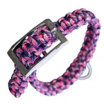 Handmade Braided custom adjustable paracord dog collar