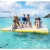 Import Handmade floating dock water cushion inflatable floating island raft with high quality from China