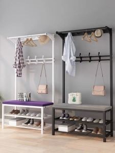 Hat Hanger Coat Rack Stand Metal Wood Black Silver White Living Packing Room Modern Packaging