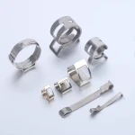 Heli springs customized terminal blocks shrapnel carbon steel stamping flat spring clamp cage springs