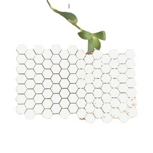hexagonal tiles  92% 95% 99% Alumina ceramic mats   grid tape