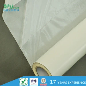 High and low temperature clear plastic tpu roll  film for aprons