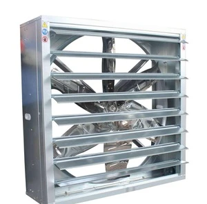 High flow rate exhaust fan and industrial axial flow fan
