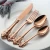 Import High Grade Luxury 304 Stainless Steel Flatware Cutlery Set Silverware Set from China