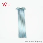 High Grade Stainless Steel 6G to 8G Motorcycle Spoke and Nipple for Motorcycle Wheels