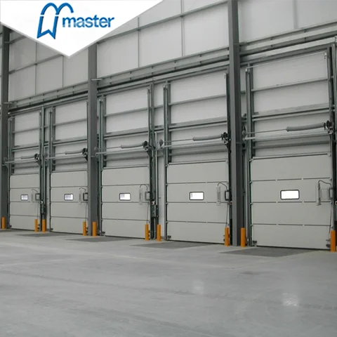 High Performance Overhead Sectional Commercial Door Insulated Industrial Door From Chinese Manufacturer