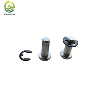 HIGH PRECISION AND HIGH QUALITY STEEL DOWEL PIN AND CLAMP SPRING FOR AUTO PARTS CONNECTOR