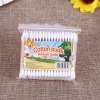 High Quality 100PCS Wooden Stick Pointed Cotton Buds in Poly Bag
